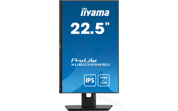 IIYAMA ProLite XUB2395WSU-B5 - Vue de face en mode portrait