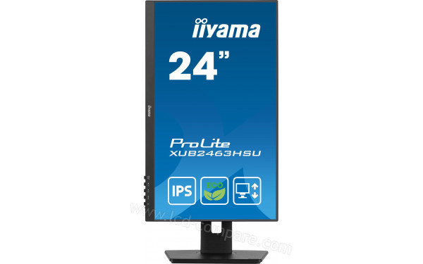 IIYAMA ProLite XUB2463HSU-B1 - Vue de face en mode portrait