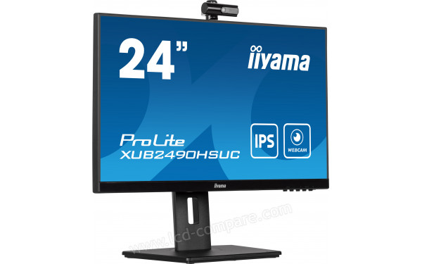 IIYAMA ProLite XUB2490HSUC-B5 - Vue 3/4 gauche