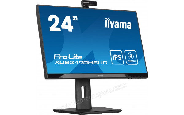 IIYAMA ProLite XUB2490HSUC-B5 - Vue 3/4 gauche