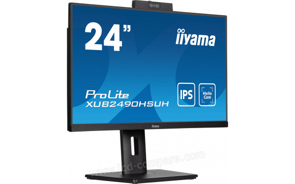 IIYAMA ProLite XUB2490HSUH-B1 - Vue 3/4 gauche