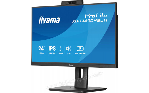 IIYAMA ProLite XUB2490HSUH-B2 - Vue 3/4 droite