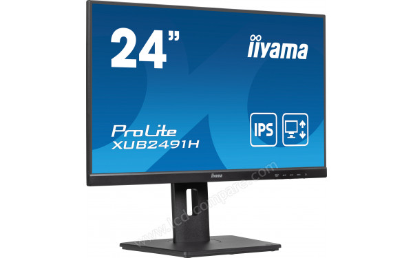 IIYAMA ProLite XUB2491H-B1 - Vue 3/4 gauche