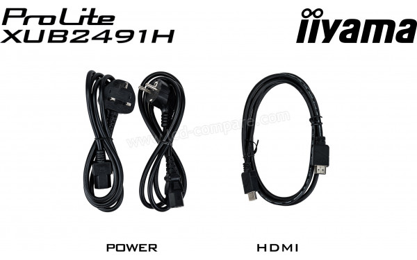 IIYAMA ProLite XUB2491H-B1 - Accessoires