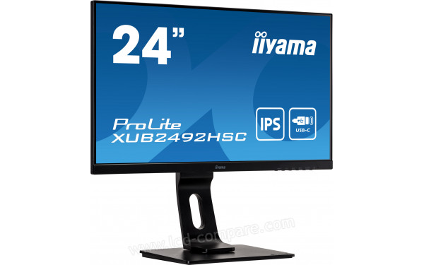 IIYAMA ProLite XUB2492HSC-B1 - Vue 3/4 gauche