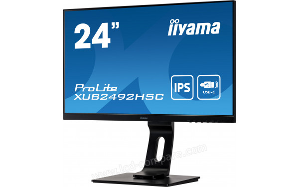 IIYAMA ProLite XUB2492HSC-B1 - Vue 3/4 droite