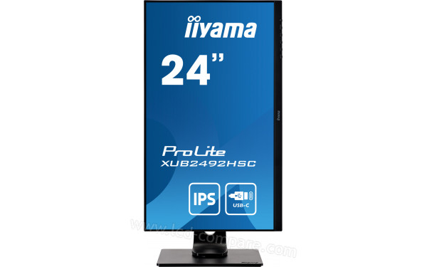 IIYAMA ProLite XUB2492HSC-B1 - Vue de face en mode portrait
