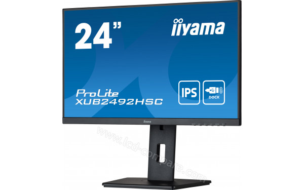 IIYAMA ProLite XUB2492HSC-B5 - Vue 3/4 droite