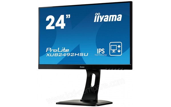 IIYAMA ProLite XUB2492HSU-B1 - Vue 3/4 droite