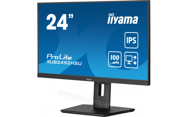 IIYAMA ProLite XUB2492HSU-B6 - Vue 3/4 droite