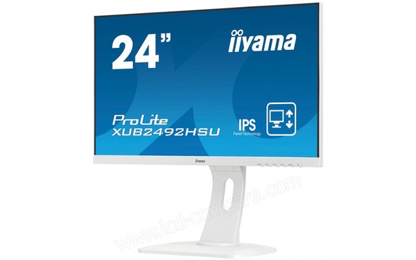 IIYAMA ProLite XUB2492HSU-W1 - Vue 3/4 droite