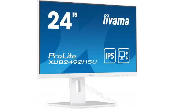 IIYAMA ProLite XUB2492HSU-W5 - Vue 3/4 gauche