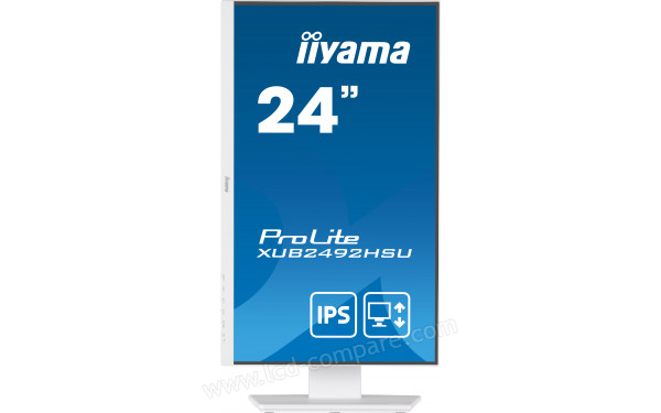 IIYAMA ProLite XUB2492HSU-W5 - Vue de face en mode portrait