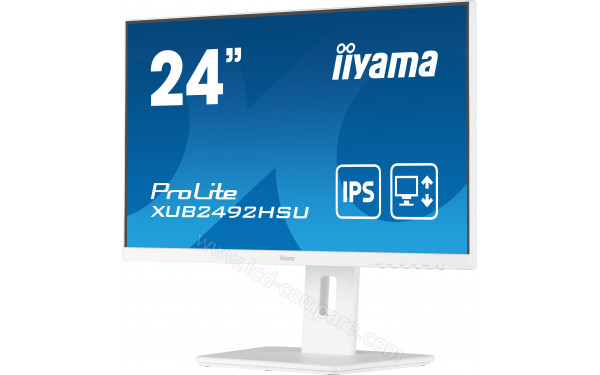 IIYAMA ProLite XUB2492HSU-W5 - Vue 3/4 droite