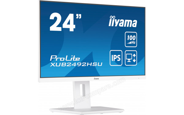IIYAMA ProLite XUB2492HSU-W6 - Vue 3/4 gauche