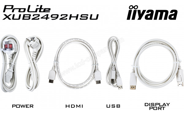 IIYAMA ProLite XUB2492HSU-W6 - Accessoires