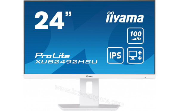 IIYAMA ProLite XUB2492HSU-W6 - Vue de face