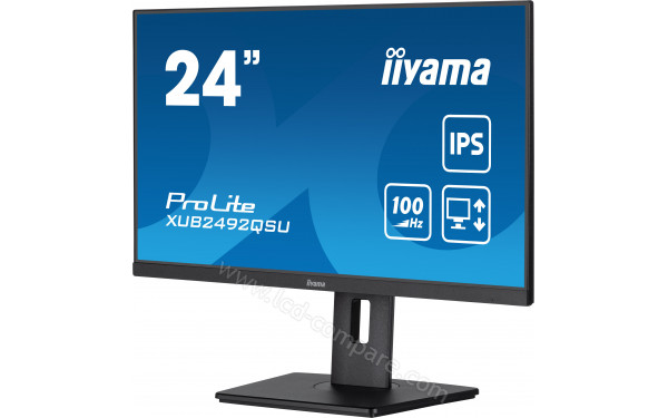 IIYAMA ProLite XUB2492QSU-B1 - Vue 3/4 droite
