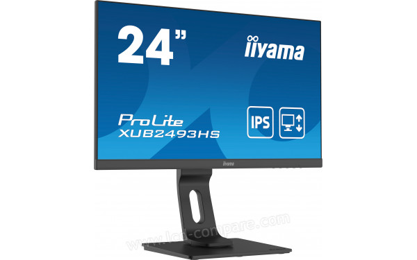 IIYAMA ProLite XUB2493HS-B4 - Vue 3/4 gauche