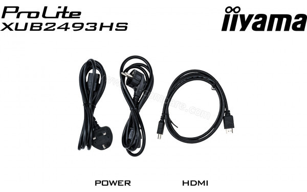 IIYAMA ProLite XUB2493HS-B4 - Accessoires