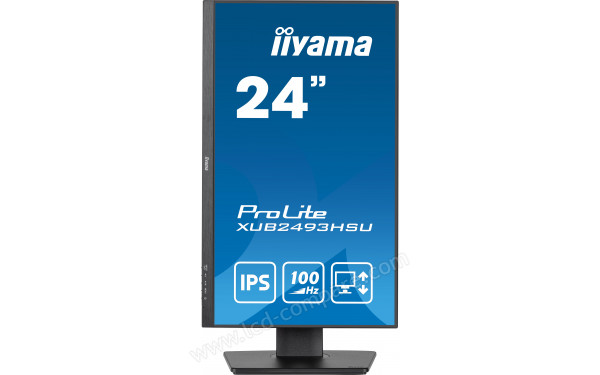 IIYAMA ProLite XUB2493HSU-B7 - Vue de face en mode portrait
