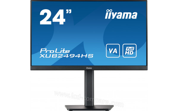 IIYAMA ProLite XUB2494HS-B2 - Vue de face