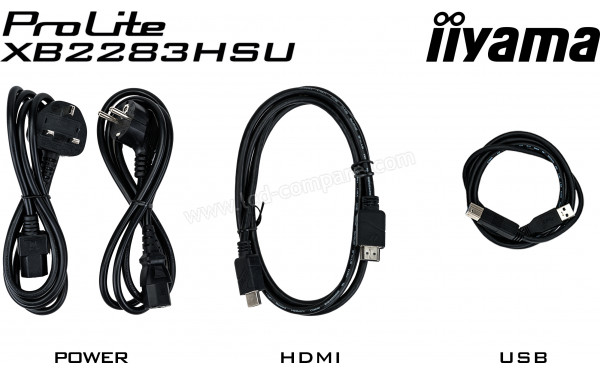 IIYAMA ProLite XUB2494HSU-B2 - Accessoires