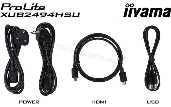 IIYAMA ProLite XUB2494HSU-B6 - Accessoires