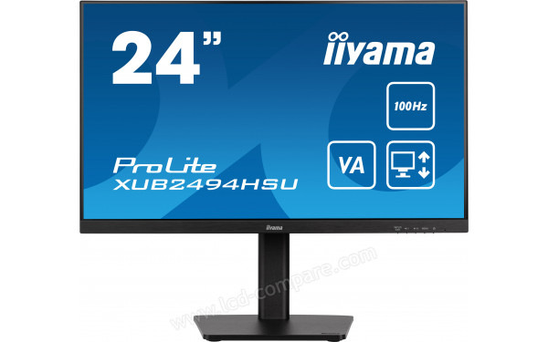 IIYAMA ProLite XUB2494HSU-B6 - Vue de face