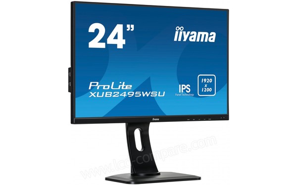 IIYAMA ProLite XUB2495WSU-B1 - Vue 3/4 gauche