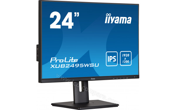 IIYAMA ProLite XUB2495WSU-B5 - Vue 3/4 gauche