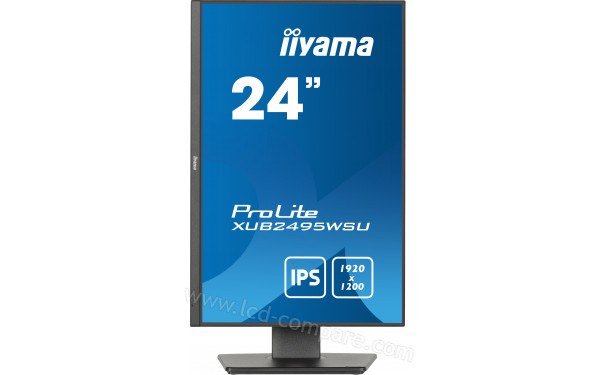 IIYAMA ProLite XUB2495WSU-B7 - Vue de face en mode portrait