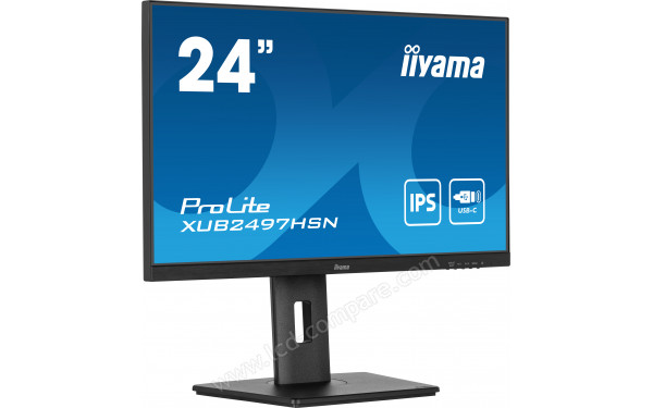 IIYAMA ProLite XUB2497HSN-B1 - Vue 3/4 gauche