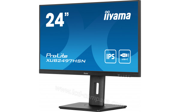 IIYAMA ProLite XUB2497HSN-B1 - Vue 3/4 droite
