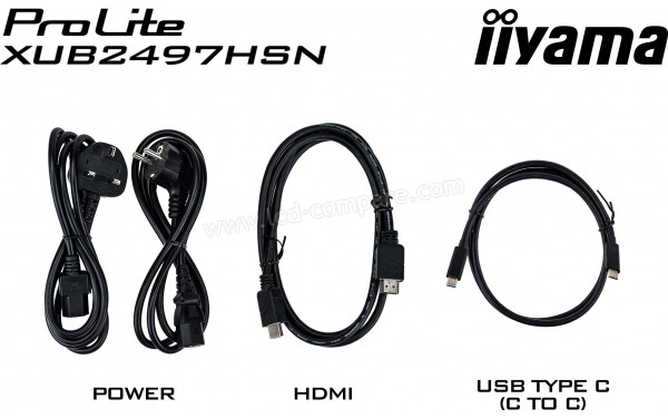 IIYAMA ProLite XUB2497HSN-B2 - Accessoires