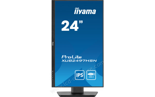 IIYAMA ProLite XUB2497HSN-B2 - Vue de face en mode portrait