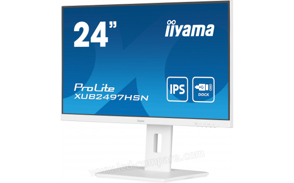 IIYAMA ProLite XUB2497HSN-W2 - Vue 3/4 droite