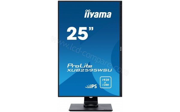 IIYAMA ProLite XUB2595WSU-B1 - Vue de face en mode portrait