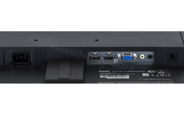 IIYAMA ProLite XUB2595WSU-B1 - Connectiques dessous