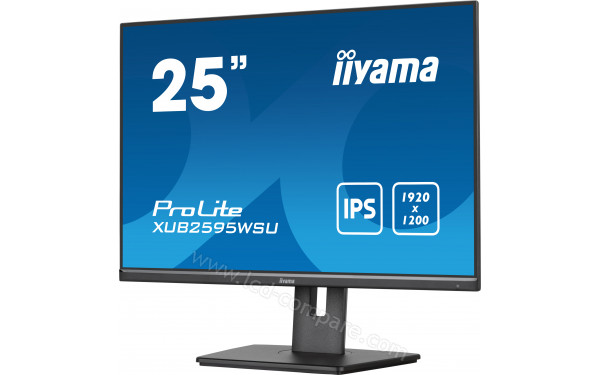 IIYAMA ProLite XUB2595WSU-B5 - Vue 3/4 droite