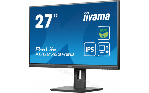IIYAMA ProLite XUB2763HSU-B1 - Vue 3/4 droite