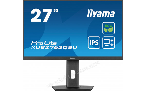 IIYAMA ProLite XUB2763QSU-B1 - Vue de face