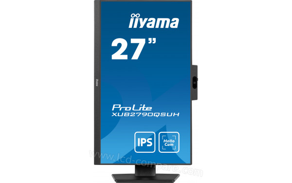 IIYAMA ProLite XUB2790QSUH-B1 - Vue de face en mode portrait
