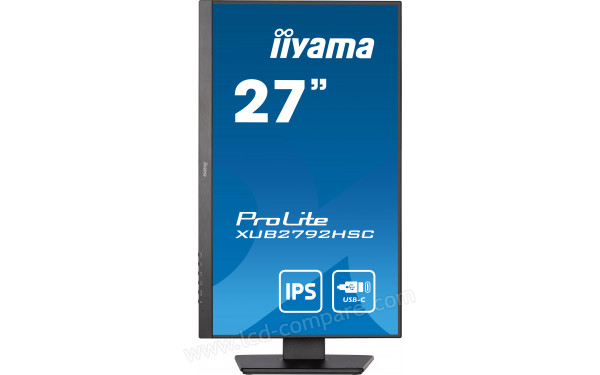 IIYAMA ProLite XUB2792HSC-B5 - Vue de face en mode portrait