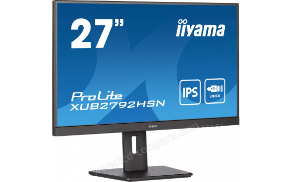 IIYAMA ProLite XUB2792HSN-B5 - Vue 3/4 gauche