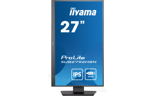 IIYAMA ProLite XUB2792HSN-B5 - Vue de face en mode portrait