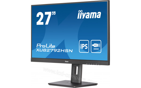 IIYAMA ProLite XUB2792HSN-B5 - Vue 3/4 droite