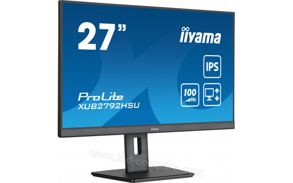 IIYAMA ProLite XUB2792HSU-B6 - Vue 3/4 gauche