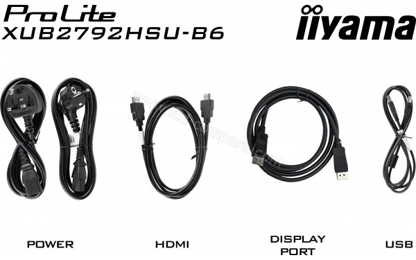 IIYAMA ProLite XUB2792HSU-B6 - Accessoires