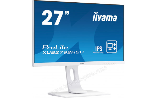 IIYAMA ProLite XUB2792HSU-W1 - Vue 3/4 gauche
